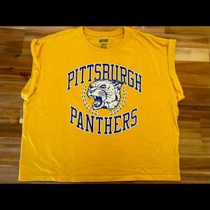 Tailgate Pitt Panther Muscle Tee Size S